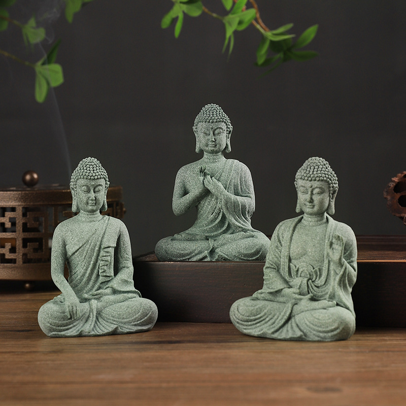 Home Decor Zen - Buddha Garden Statue Fish Tank Decoration