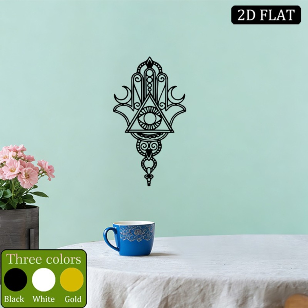 Home Decor Living Room - CIFBUY Iron Wall Art Hamsa Evil