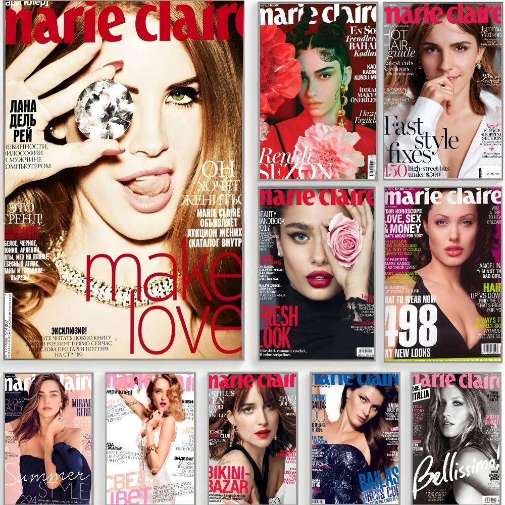 Home Decor Magazine - chic magazine m-marie claire Poster Classic