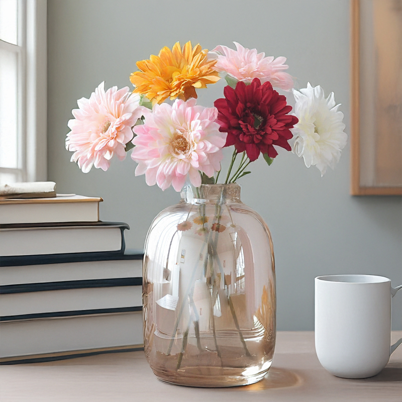 Home Decor Daisy - 17In Single Gerbera Daisy Artificial Flower