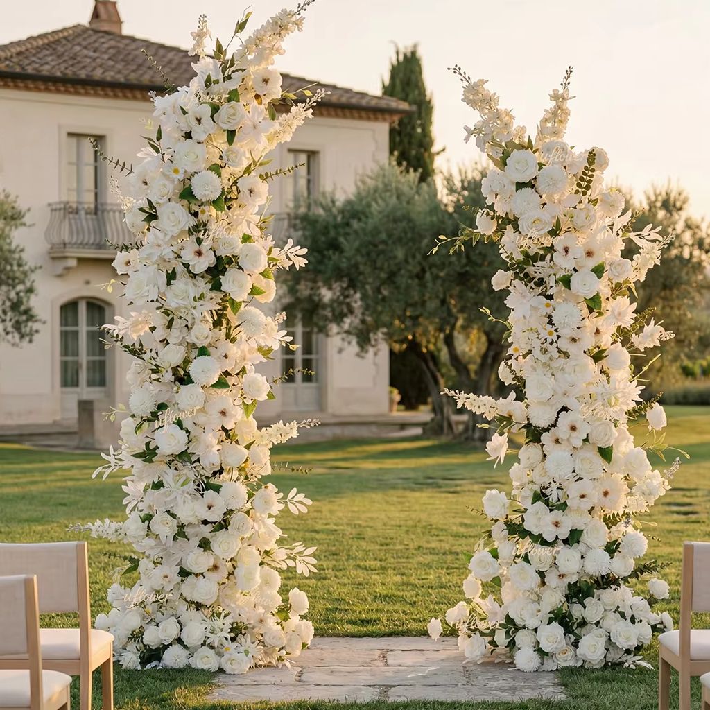Home Decor Daisy - Lawn Wedding Arch Flowers Luxury White