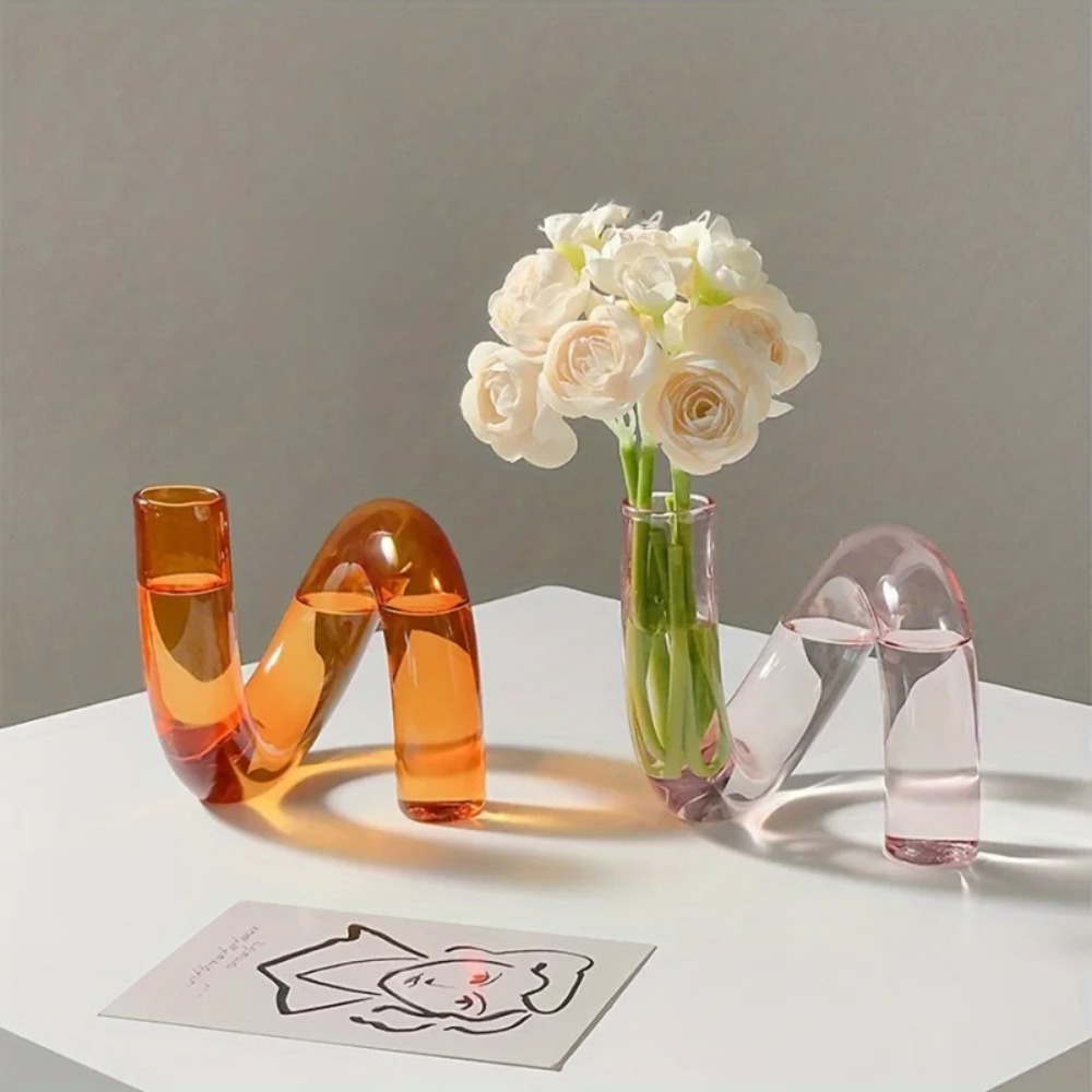 Glass Vase Nordic - Nordic Irregular Glass Vase | Modern
