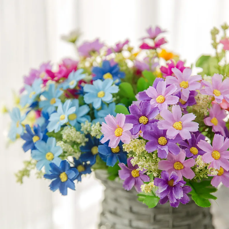 Home Decor Daisy - 32cm Artificial Flower Jumping Orchid Daisy