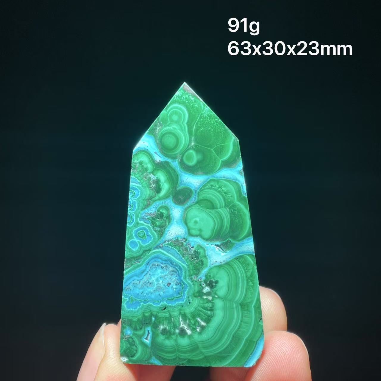 Home Decor Zambia - 100% Natural Malachite Silicon Peacock Tower