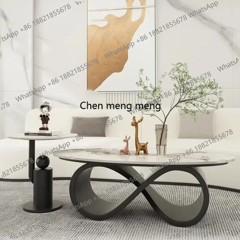 Home Decor Living Room - Aesthetic Designer Side Table Metal Decoration