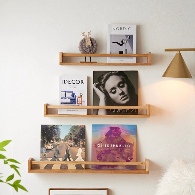 Home Decor Magazine - Kitchen Spice Organizer, Solid Wood Wall
