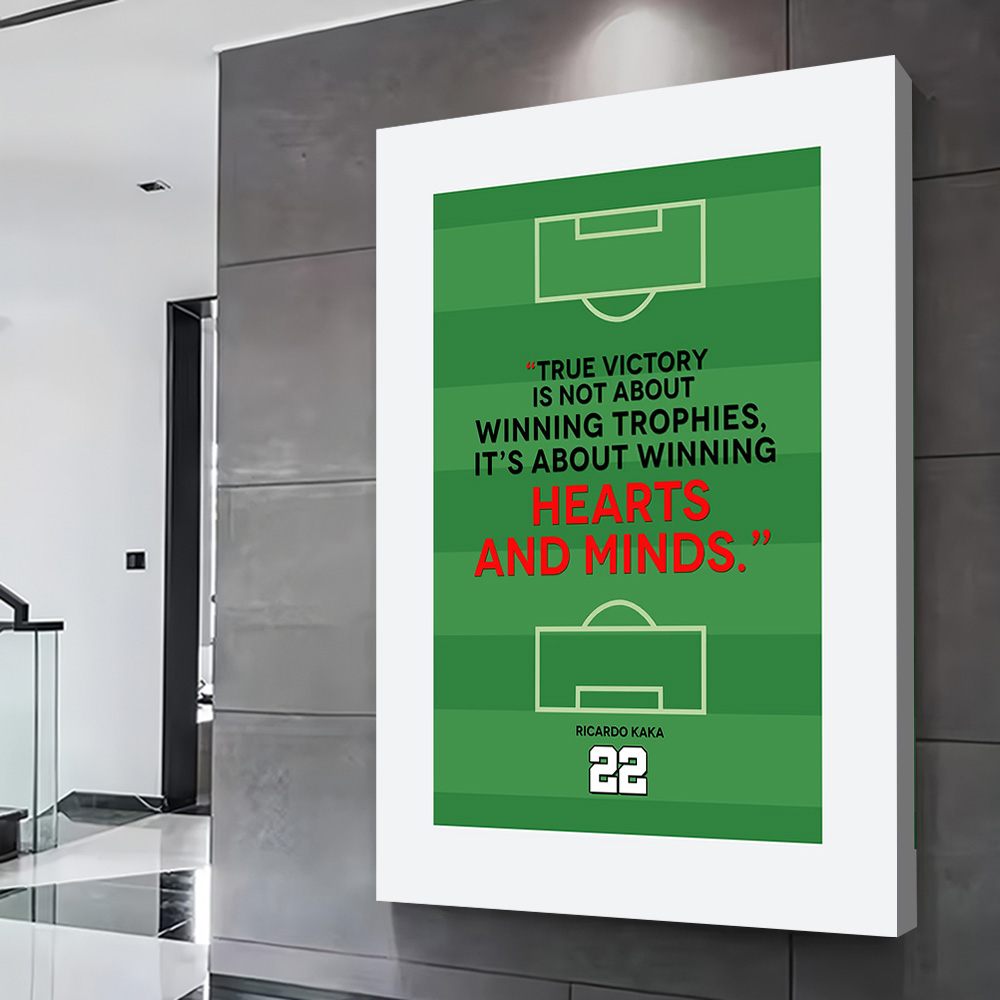 Ricardo Kaka Quote on Soccer F - Home Decor Quotes On Wall 评论和价格