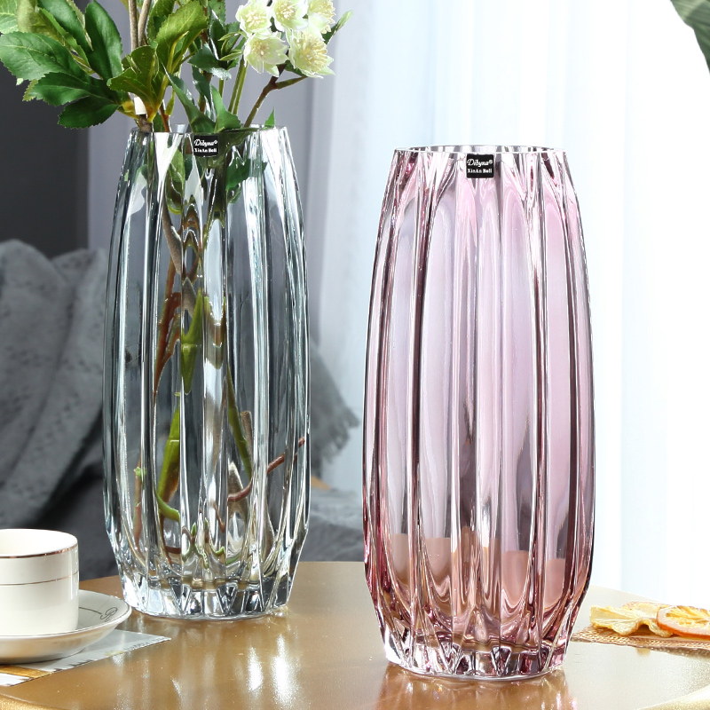 Nordic simple large glass vase - Glass Vase Nordic 评论和价格