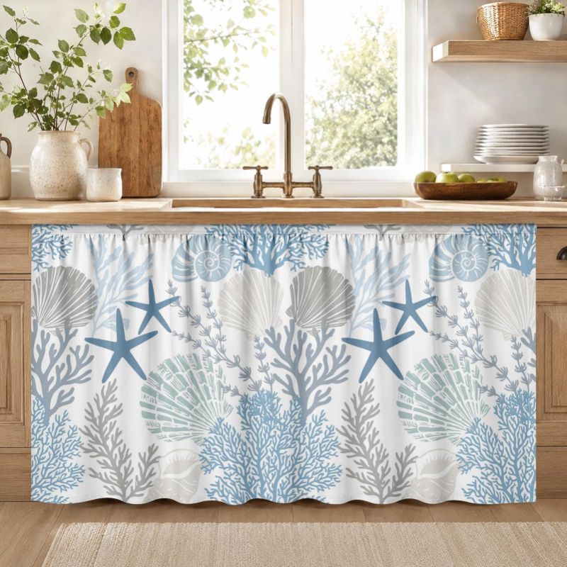 VIKAMA Nautical Blue Sea Shell - Home Decor Nautical 评论和价格