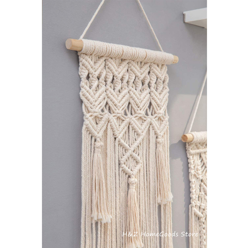 Hot Macrame Wall Hanging Tapes - Home Decor Yoga 评论和价格
