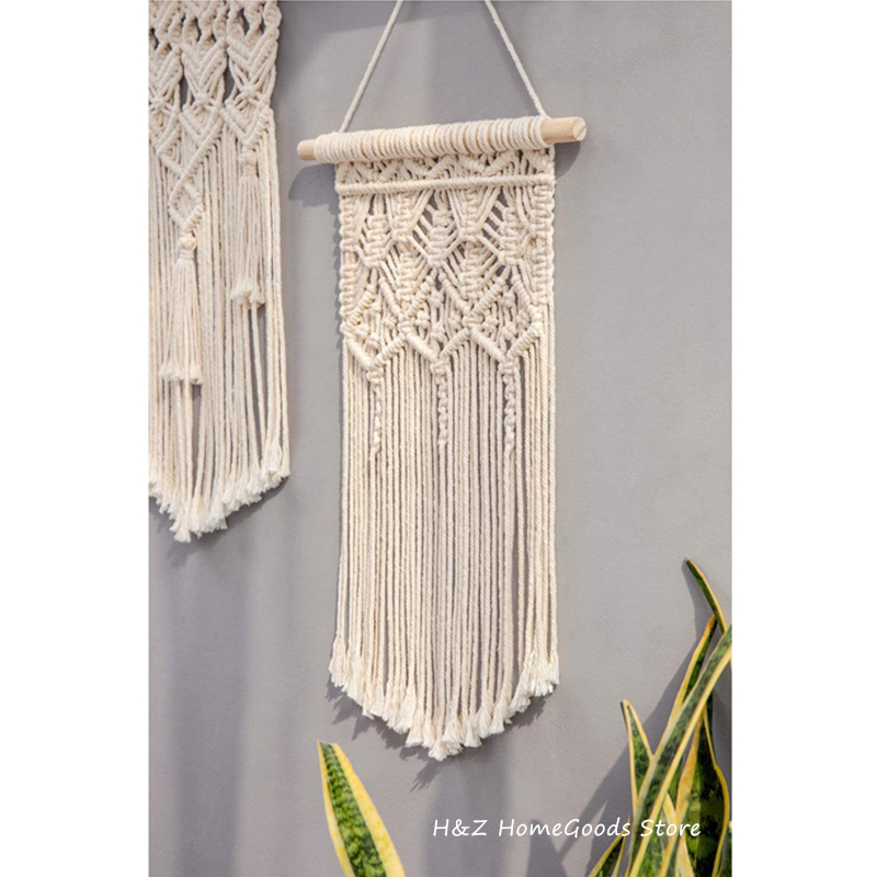 Hot Macrame Wall Hanging Tapes - Home Decor Yoga 评论和价格