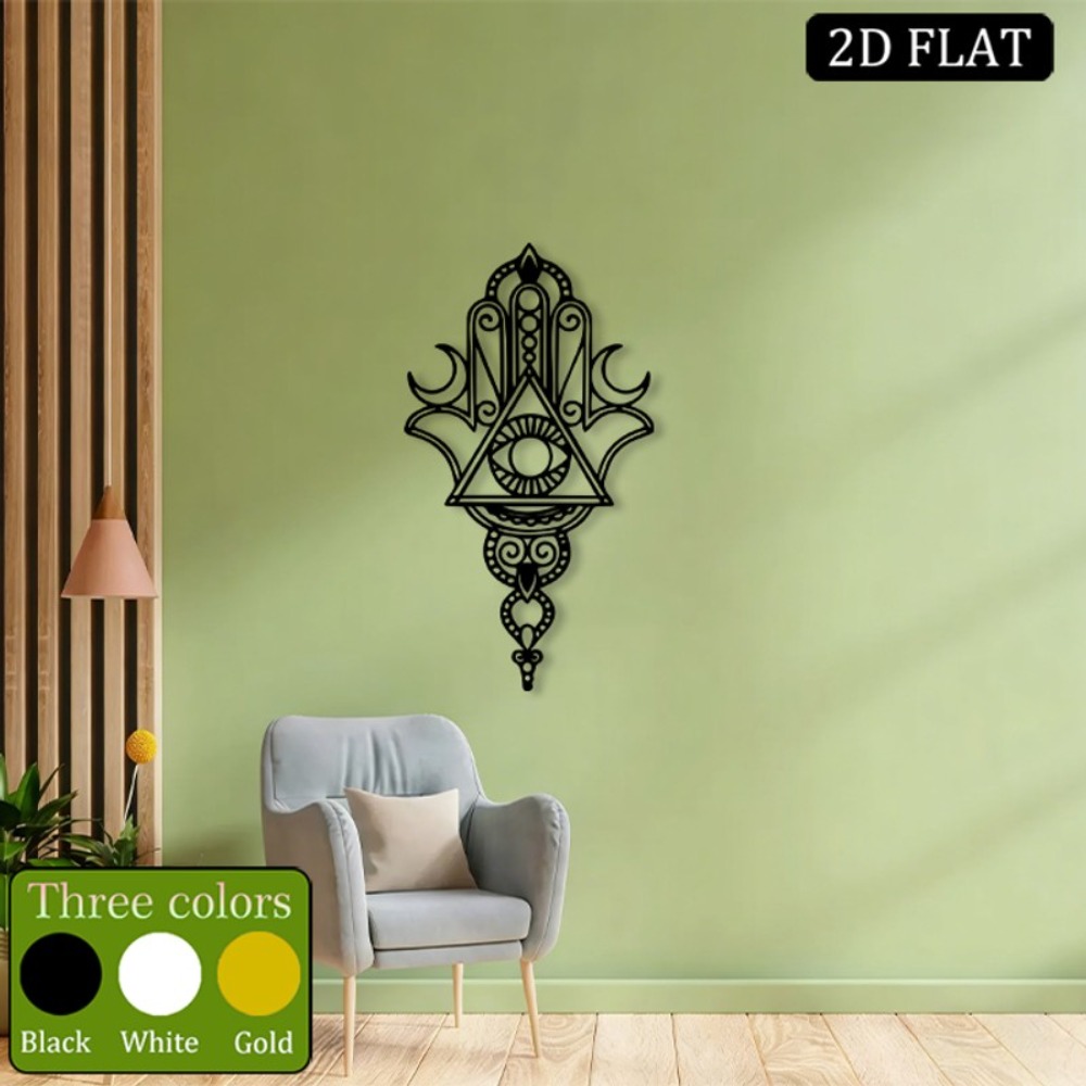 CIFBUY Iron Wall Art Hamsa Evi - Home Decor Living Room 评论和价格