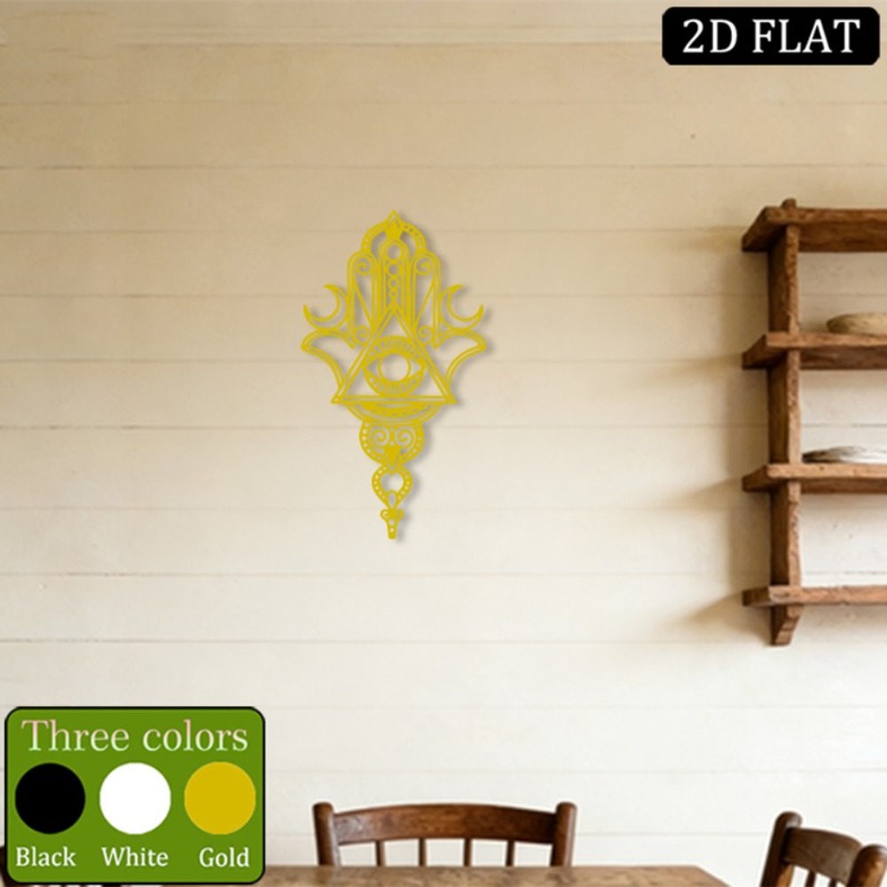 CIFBUY Iron Wall Art Hamsa Evi - Home Decor Living Room 评论和价格