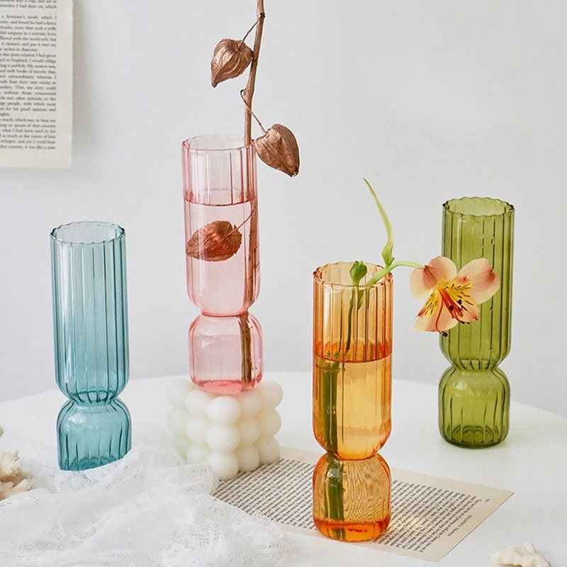 Nordic Glass Vase Small Glass  - Glass Vase Nordic 评论和价格