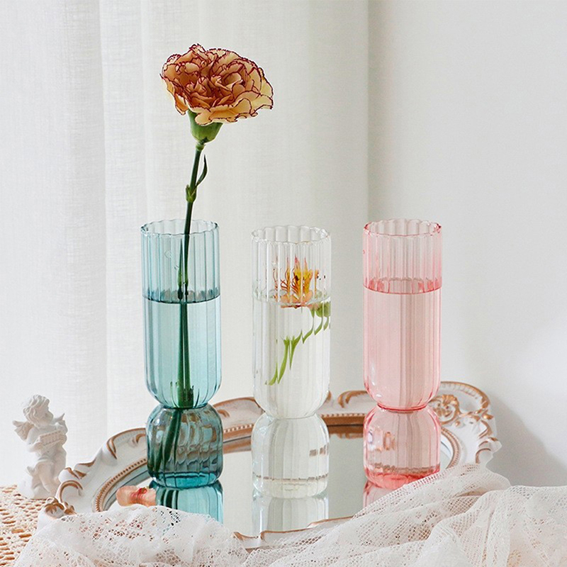 Nordic Glass Vase Small Glass  - Glass Vase Nordic 评论和价格