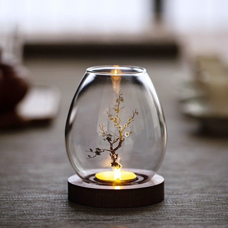 Chinese Style Transparent Glas - Home Decor Zen 评论和价格