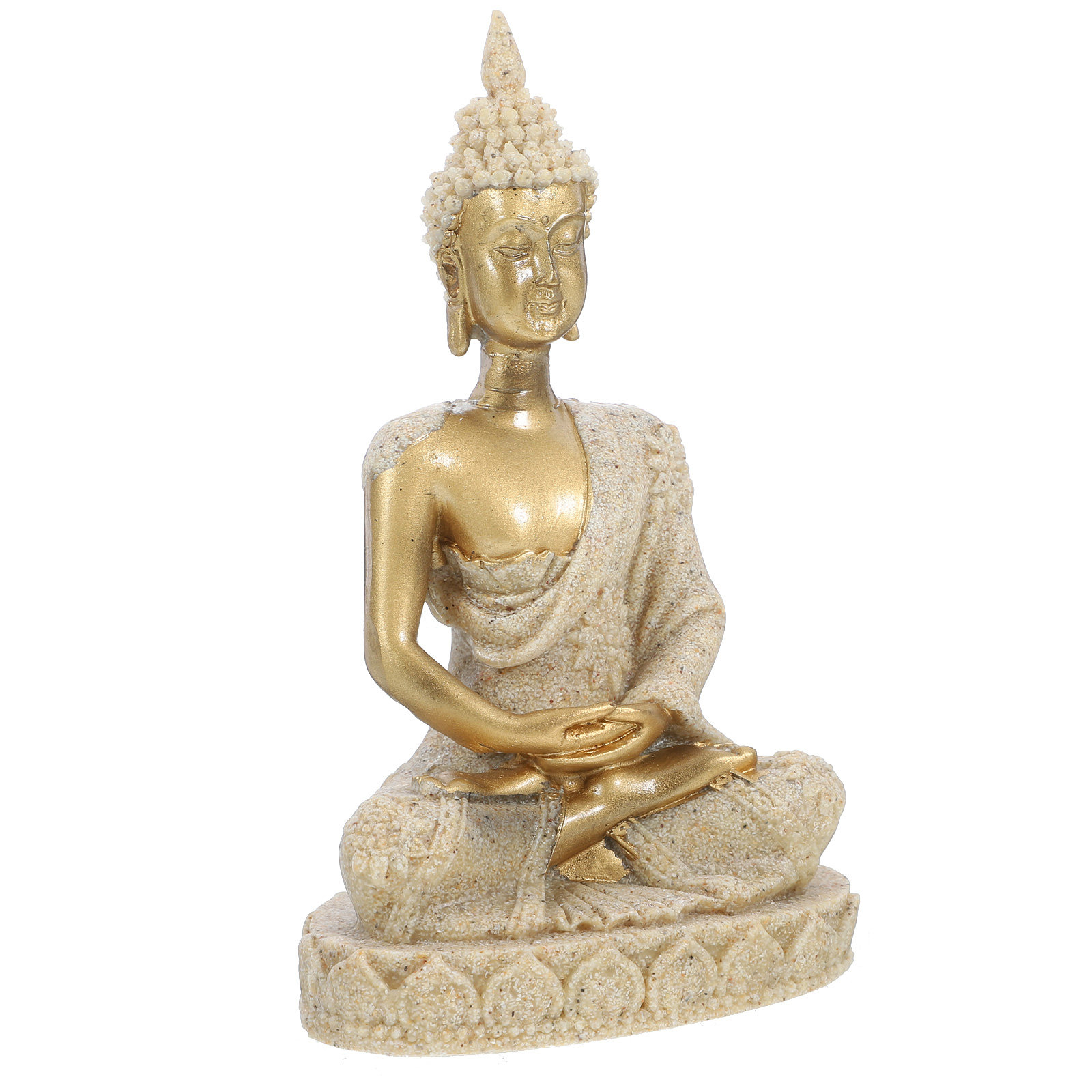 Retro Resin Buddha Statue Comp - Home Decor Zen 评论和价格