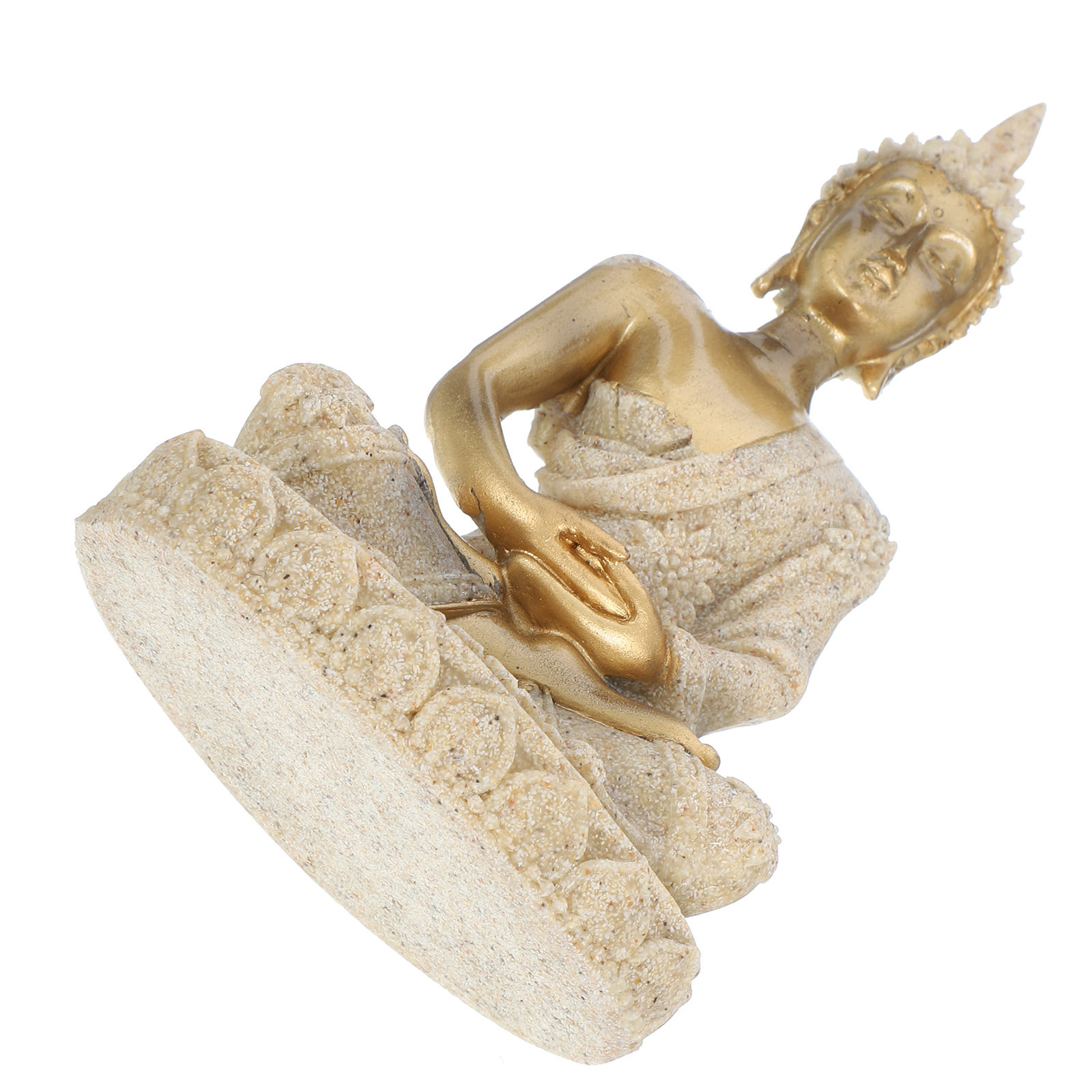 Retro Resin Buddha Statue Comp - Home Decor Zen 评论和价格