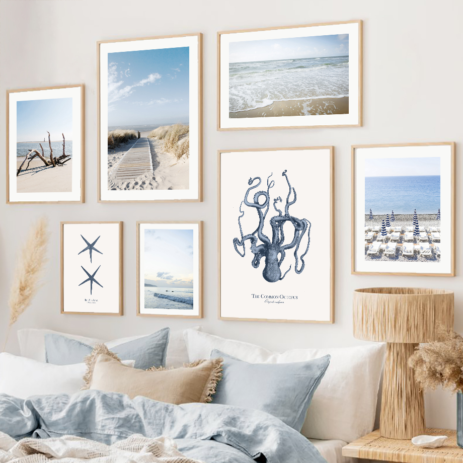Wall Art Canvas Painting Sea B - Sand Art Picture 评论和价格