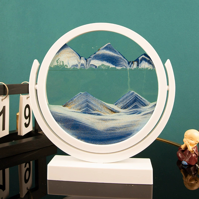 3D Hourglass Dynamic Glass Hou - Sand Art Picture 评论和价格