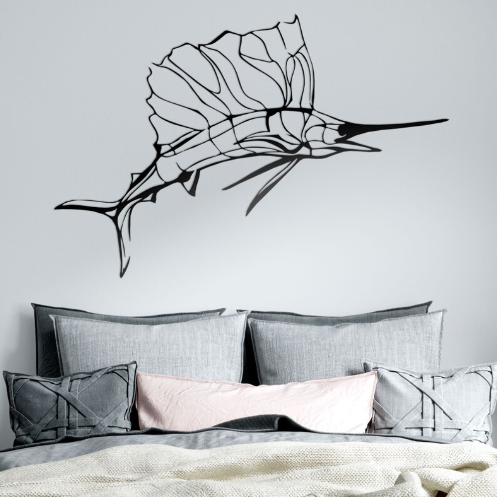 Swordfish Nautical Metal Wall  - Home Decor Nautical 评论和价格