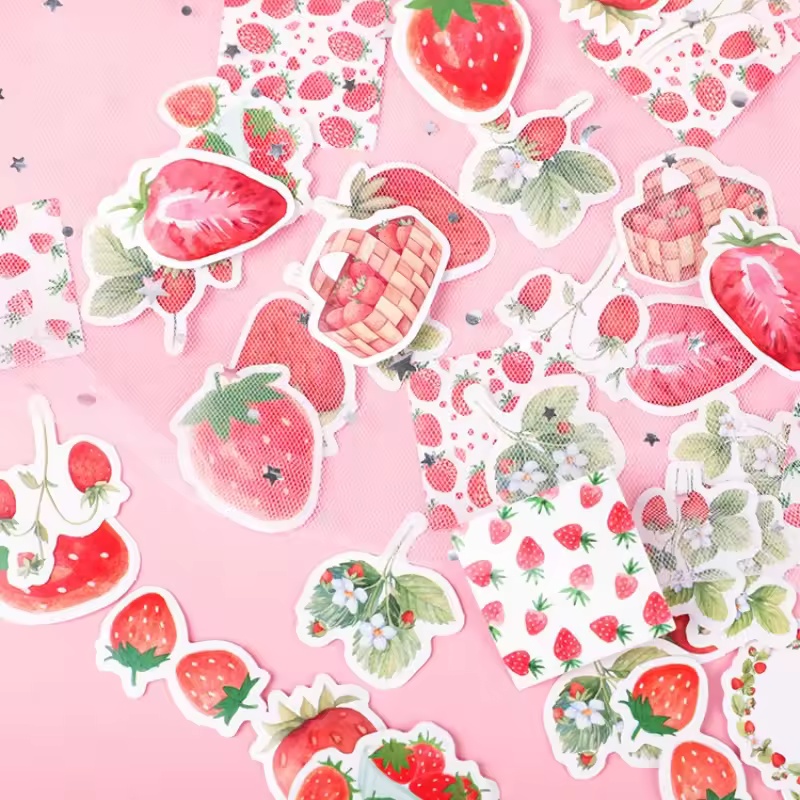 45Pcs Fruit Strawberry Box Sti - Home Decor Magazine 评论和价格