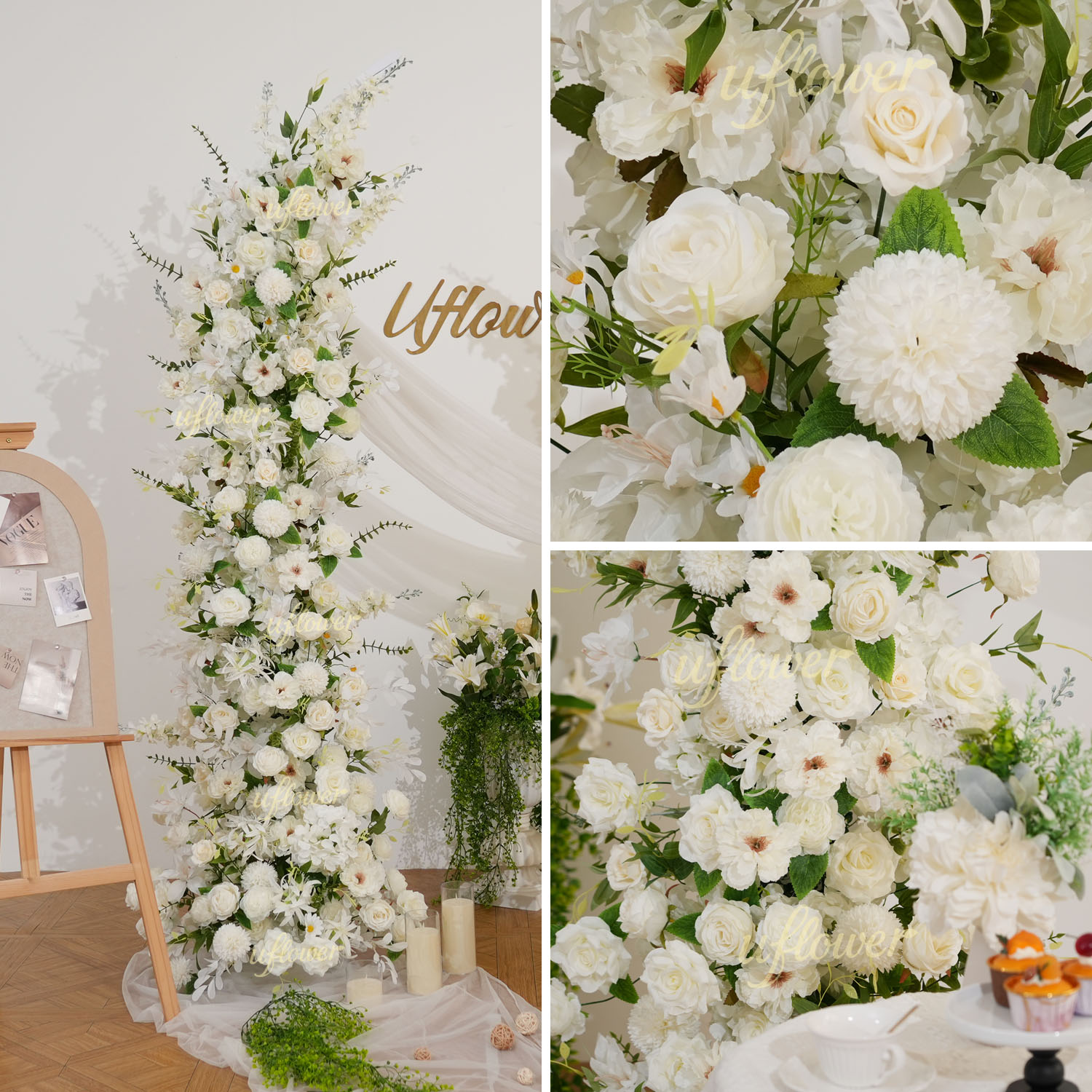 Lawn Wedding Arch Flowers Luxu - Home Decor Daisy 评论和价格