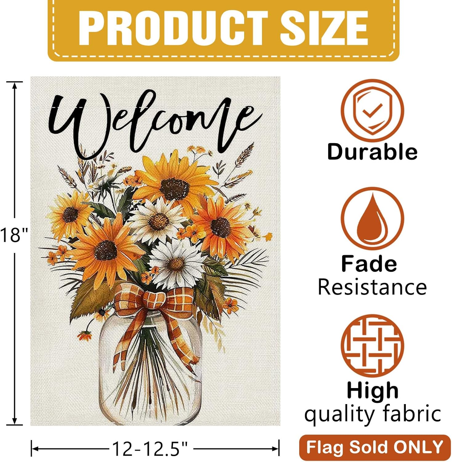 Dyrenson Welcome Fall Flower D - Home Decor Daisy 评论和价格