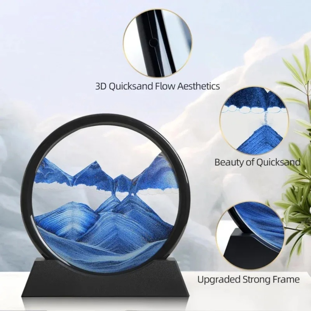 2028 3D Hourglass Quicksand Mo - Sand Art Picture 评论和价格