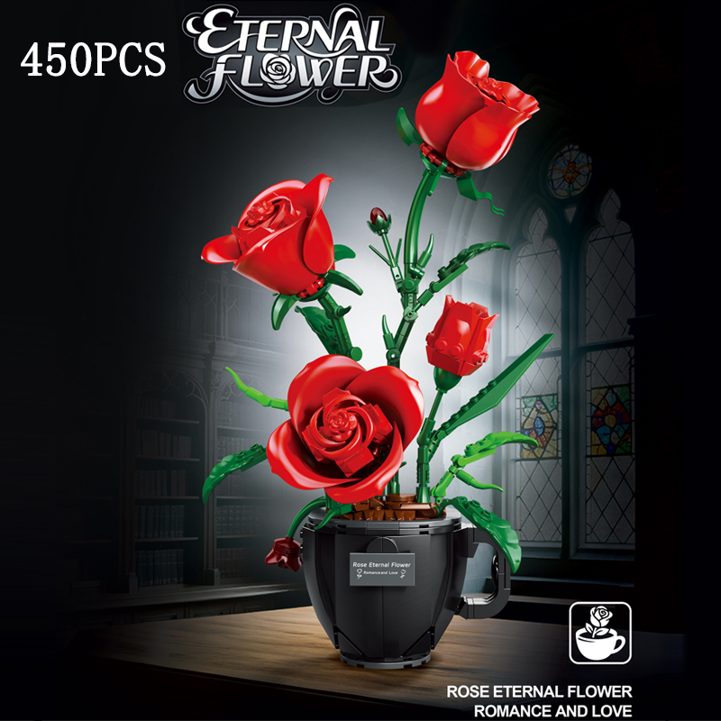 MOC Coffee Cup Flower Building - Home Decor Daisy 评论和价格