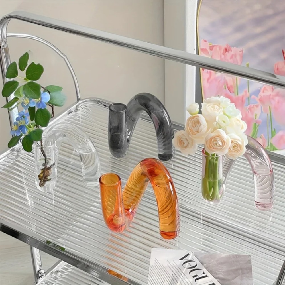 Nordic Irregular Glass Vase |  - Glass Vase Nordic 评论和价格