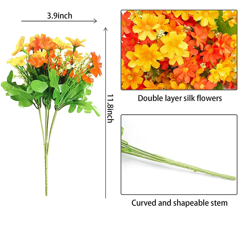 32cm Artificial Flower Jumping - Home Decor Daisy 评论和价格