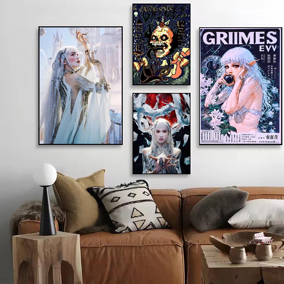 Pop Singer G_Grimes Magazine P - Home Decor Magazine 评论和价格