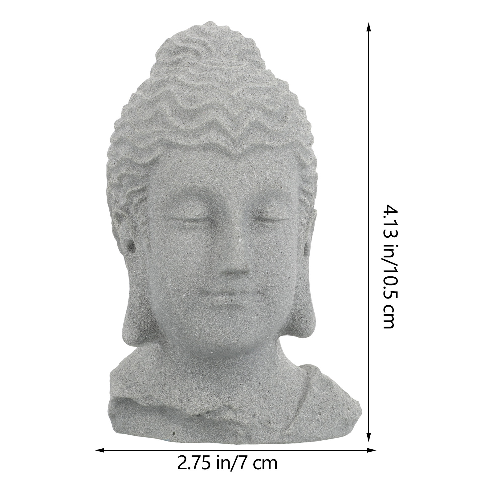 Meditating Buddha Head Statue  - Home Decor Zen 评论和价格