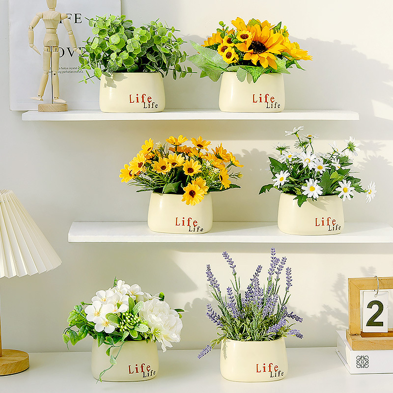 Fake Flower Sunflower Daisy wi - Home Decor Daisy 评论和价格