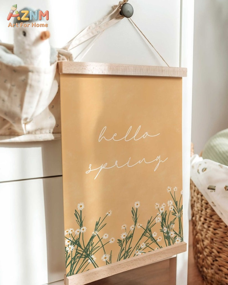 AZNM Unframed Canvas Print Hel - Home Decor Daisy 评论和价格
