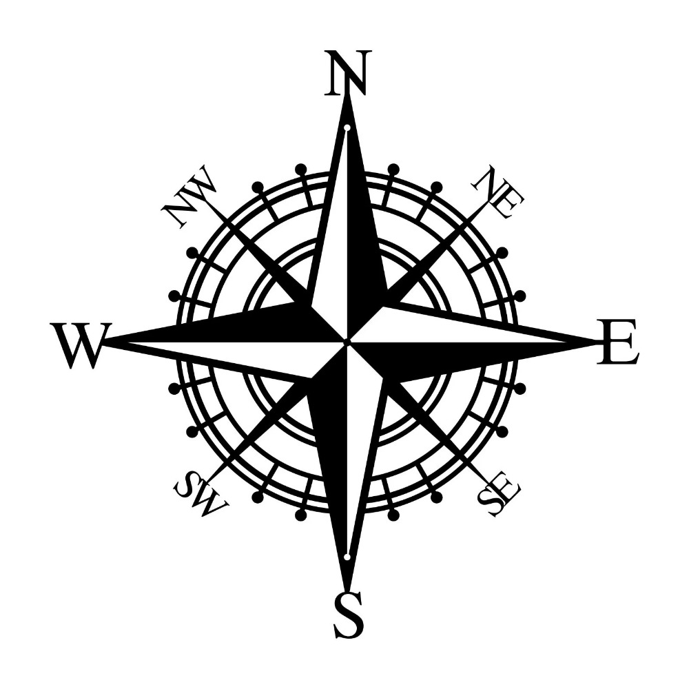 Metal Compass Wall Art for Liv - Home Decor Nautical 评论和价格