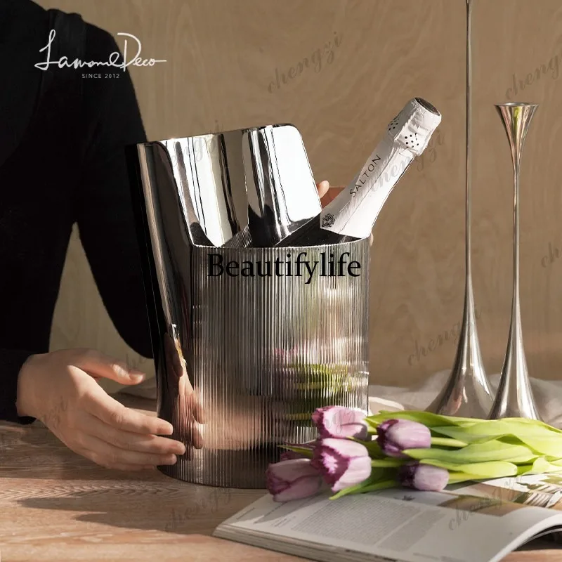 f182 Nordic style striped stai - Glass Vase Nordic 评论和价格