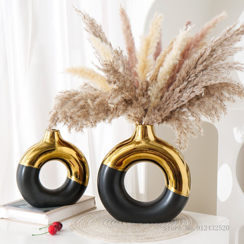Nordic Style Circle Vase for F - Glass Vase Nordic 评论和价格