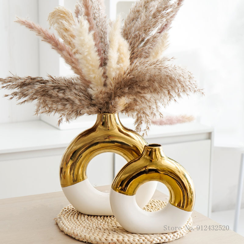 Nordic Style Circle Vase for F - Glass Vase Nordic 评论和价格