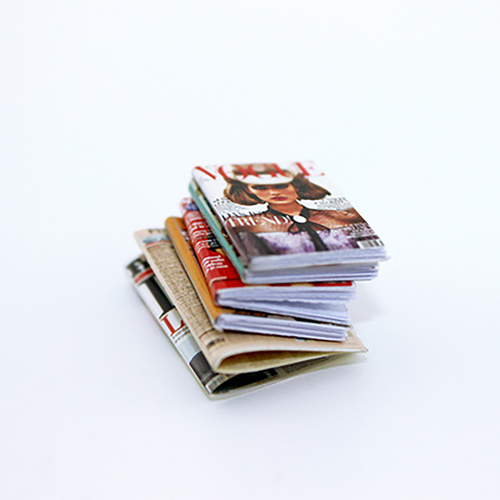 6Pcs 1/12 Dollhouse Miniature  - Home Decor Magazine 评论和价格