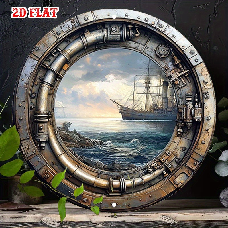 [2D Flat] Vintage Nautical Met - Home Decor Nautical 评论和价格