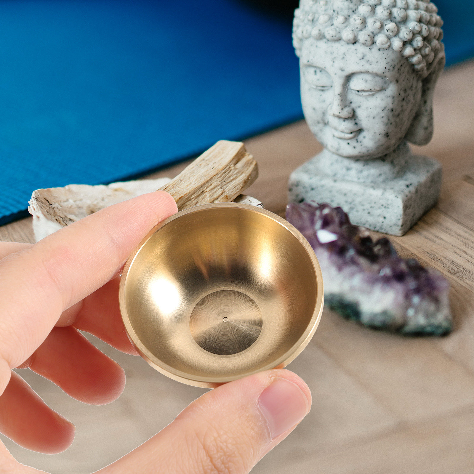 5Pcs Brass Water Offering Bowl - Home Decor Yoga 评论和价格