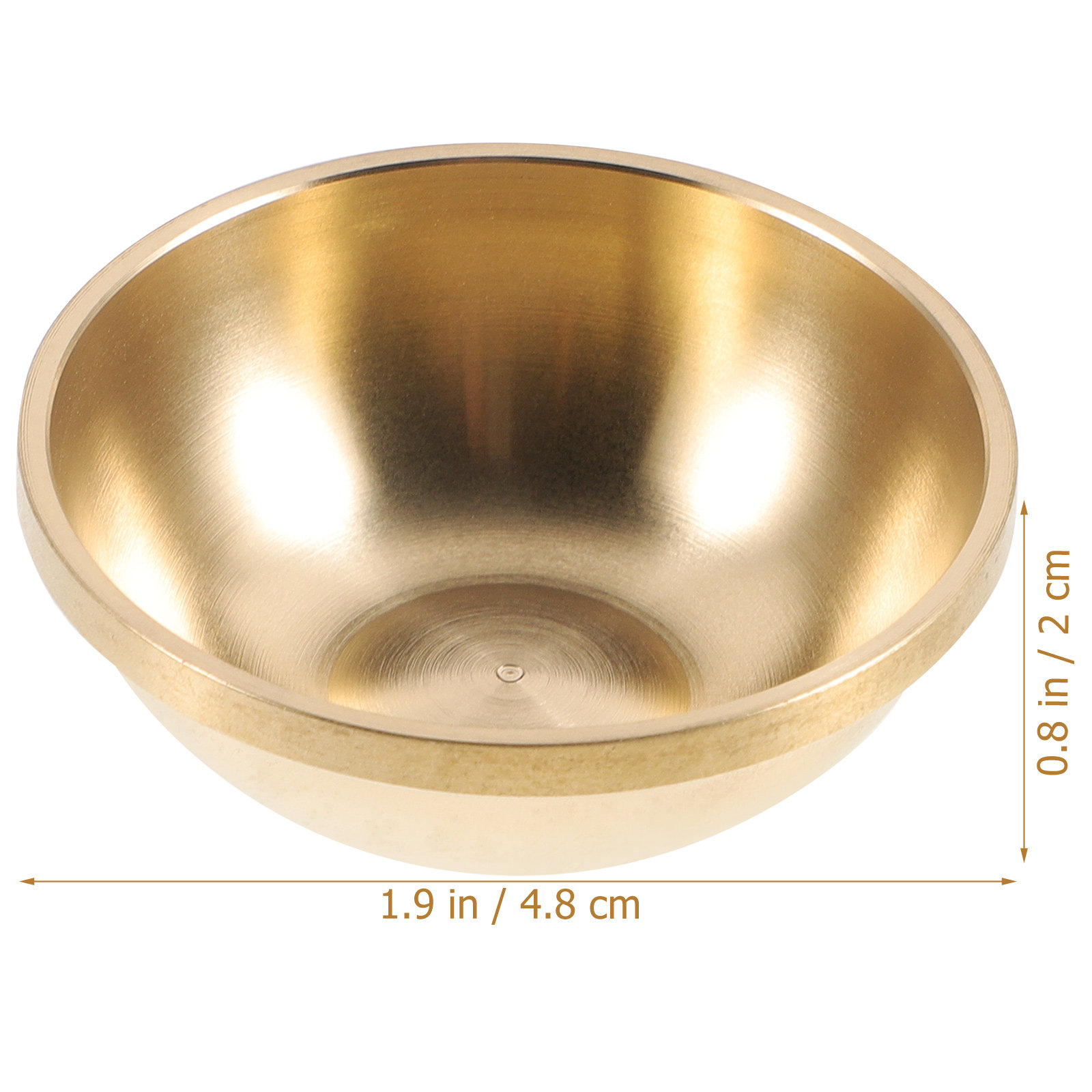 5Pcs Brass Water Offering Bowl - Home Decor Yoga 评论和价格