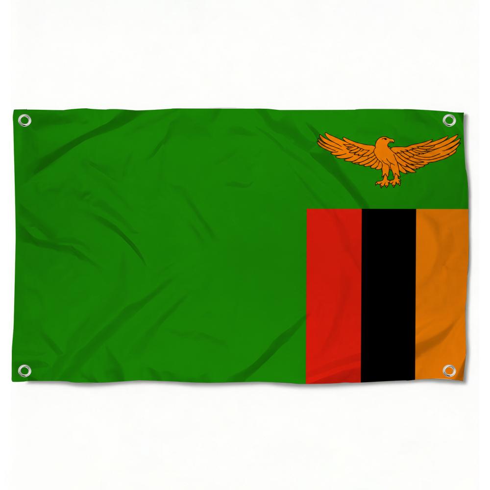Zambia Flags Custom Wall Hangi - Home Decor Zambia 评论和价格