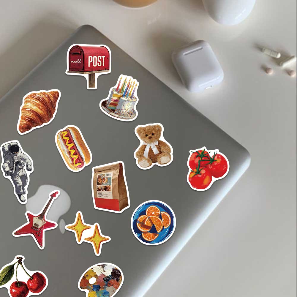 50pcs Vintage Y2K Sticker Fash - Home Decor Magazine 评论和价格