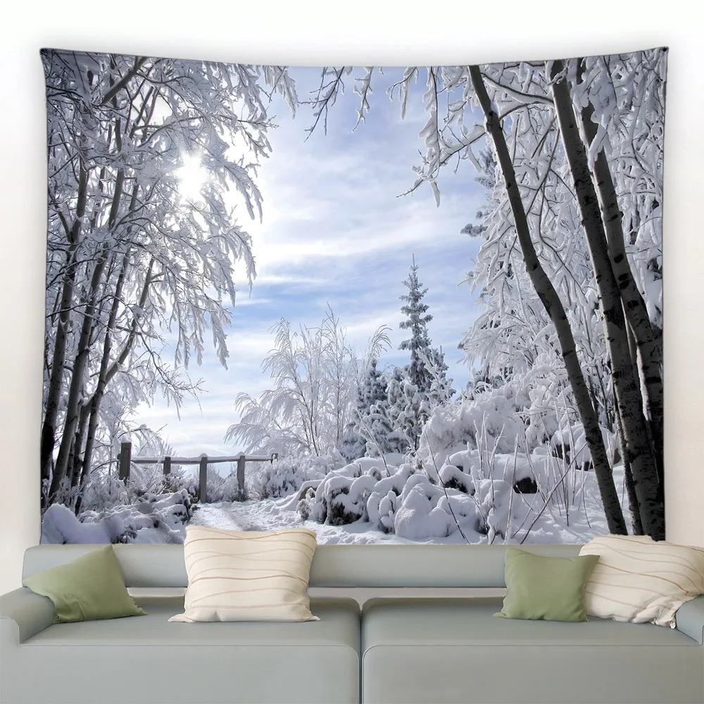 Christmas Tapestry Wall Hangin - Home Decor Yoga 评论和价格
