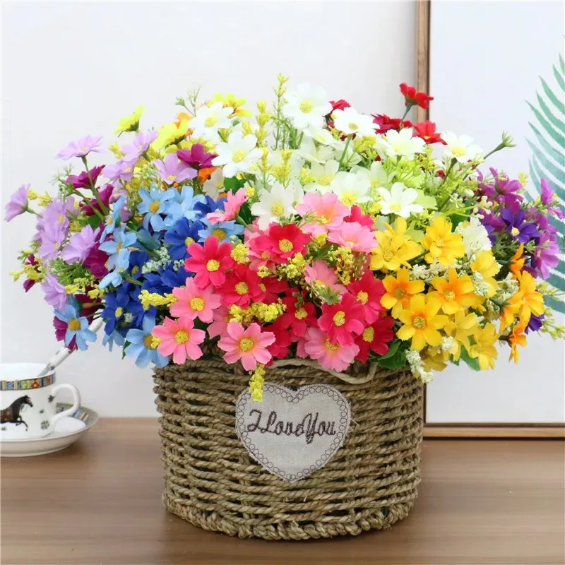 22*33CM Artificial One Bouquet - Home Decor Daisy 评论和价格