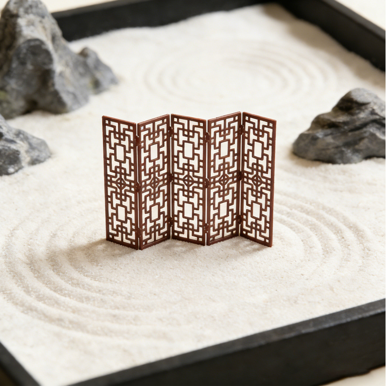 1 20 Scale Mini Chinese Foldin - Room Divider Screen 评论和价格