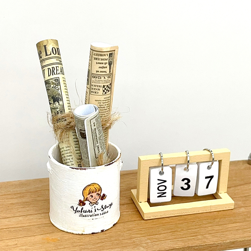 5Pcs Dollhouse Miniature Kraft - Home Decor Magazine 评论和价格